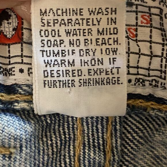 Vintage Limited Express Stone Washed Jeans Women’s 11 USA Made High Rise Tapered - Picture 5 of 11